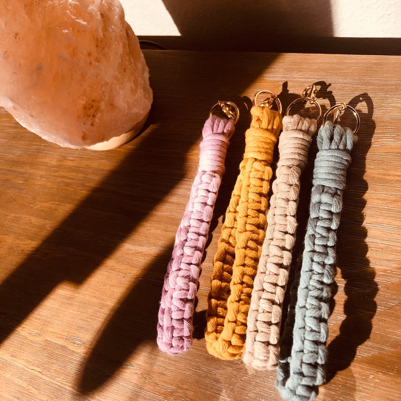 Macrame Wristlet Keychains