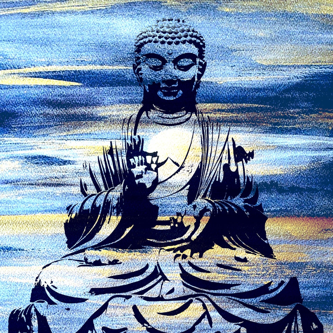 Blue Buddha Etsy