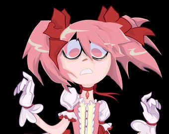 Madoka Kaname Glitter Sticker
