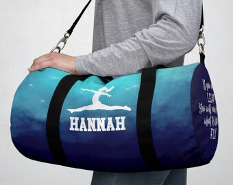 Gymnastics Bag Personalized, Gymnastics Duffel Bag, Gymnastics Bag for Girls, Competition Duffel Bag, Duffel Bag, Custom Duffel Bag