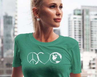 Peace Love Earth Etsy