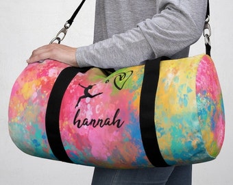 Rhythmic Gymnastics Bag, Gymnastics Gifts for Girls, Personalized Duffel Bag, Gymnastics Duffle Bag, Artistic Gymnastics Gifts, Sports Bag