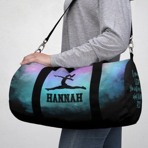 Turnbeutel personalisiert, Gymnastik Seesack, Gymnastiktasche für Mädchen, Wettbewerb Seesack, Seesack, Seesack nach Maß