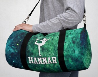 Gymnastics Gifts for Girls, Personalized Gymnastics Bag, Gymnastics Bag Teal, Gymnastics Duffel Bag, Christmas Gift for Daughter