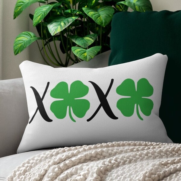 st patricks day lumbar pillow