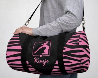 Gymnastics Gifts for Girls, Personalized Gymnastics Bag, Gymnastics Bag Pink, Gymnastics Duffel Bag, Christmas Gift for Daughter
