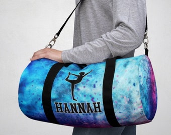 Gymnastics Gifts for Girls, Personalized Gymnastics Bag, Gymnastics Bag Teal, Gymnastics Duffel Bag, Christmas Gift for Daughter