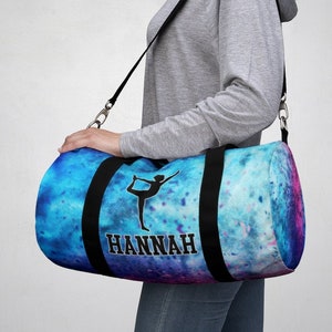 Gymnastics Gifts for Girls, Personalized Gymnastics Bag, Gymnastics Bag Teal, Gymnastics Duffel Bag, Christmas Gift for Daughter