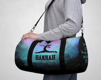 Gymnastics Bag Personalized, Gymnastics Duffel Bag, Gymnastics Bag for Girls, Competition Duffel Bag, Duffel Bag, Custom Duffel Bag