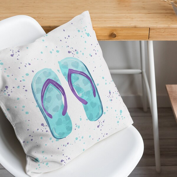 Photo inspiration: Textured Flip Flops Pillow Reference: Flip Flop Pillow
