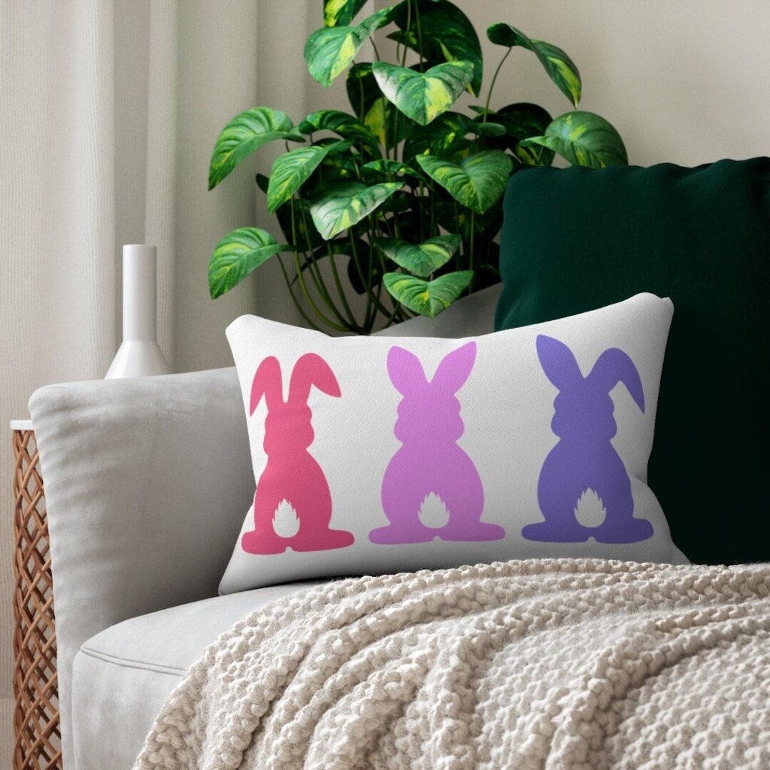 Easter top lumbar pillow