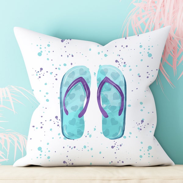 Flip Flop Pillow Etsy