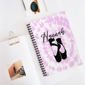 Dance Gift for Girls, Dance Teacher Gift, Personalized Notebook for Kids, Custom Notebook, Ballet Journal, Ballet Gift, Dance Recital