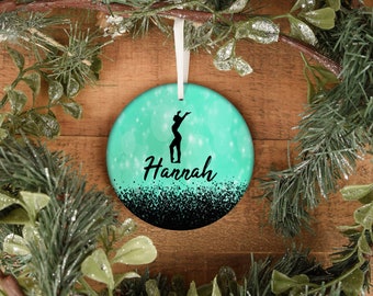 Gymnastics Ornaments Personalized, Gymnastics Gifts for Girls, Christmas Ornaments for Teens, Gymnast Gift for Daughter, Gymnastics Coach