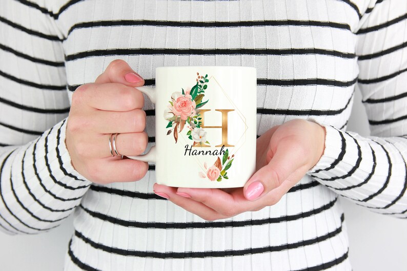 Personalized Coffee Mug Personalized Name Coffee Cup Initial Etsy UK