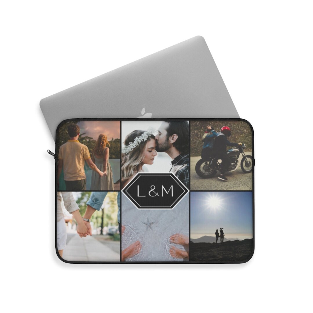 Custom Laptop Cover, Personalized Gift for Men, Photo Gift