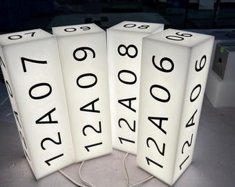 LED Cube Light Box Sign for Minimal Modern Brands Custom Wall Mounted Indoor Outdoor Logo Sign for DTC Storefronts Studios Showroom Display