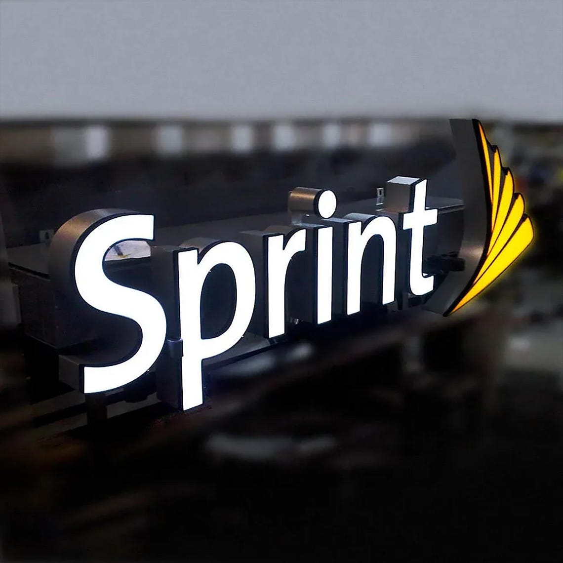 Custom Tabletop LED Channel Letter Sign - Freestanding Illuminated ...