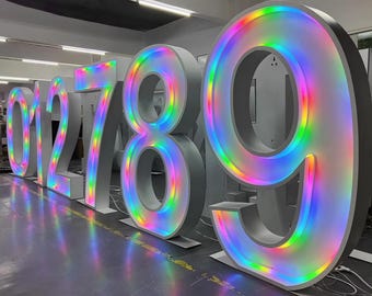 LED Marquee Letter Sign – Bright Custom Light Up Letters for Wedding, Party, Bar Decor, Freestanding Initial or Event Display