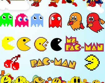 Pacman Svg Etsy