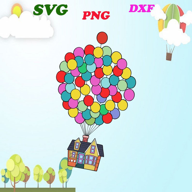 Download Disney Up SVG DXF PNG Clipart Cricut | Etsy