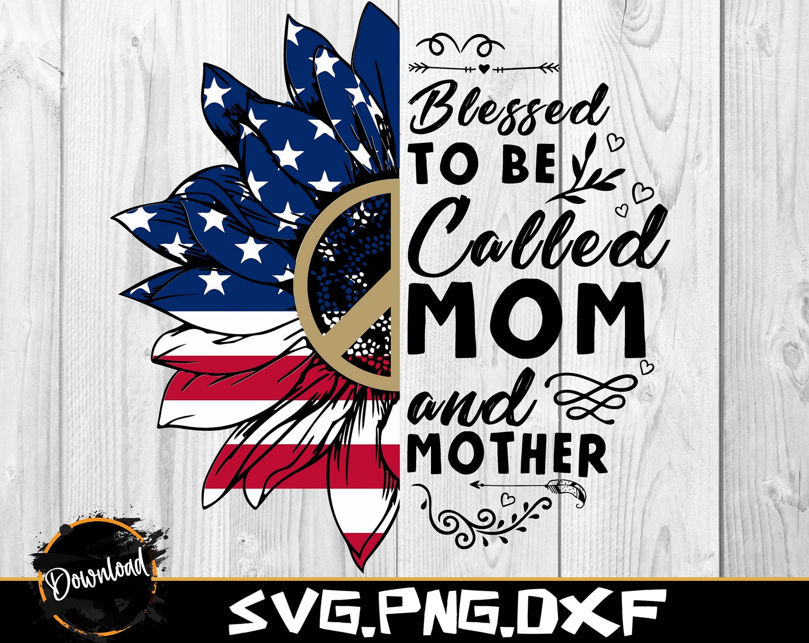Free Free 217 Blessed Mom Sunflower Svg SVG PNG EPS DXF File