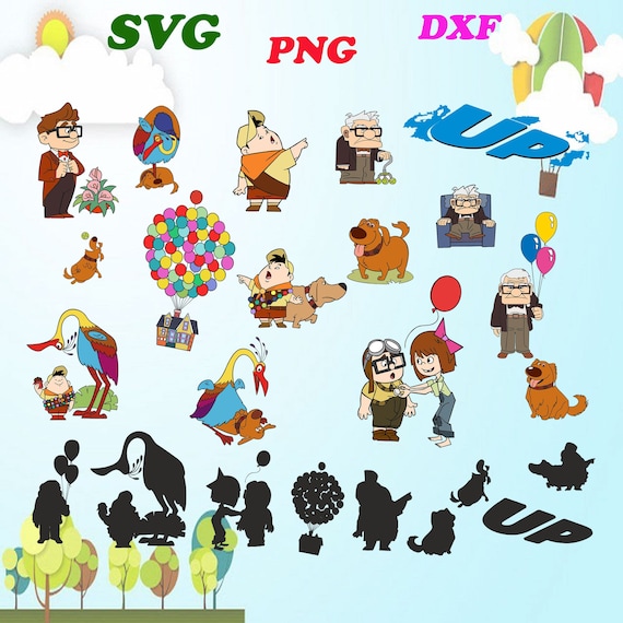 Disney Up SVG DXF PNG Clipart Cricut | Etsy