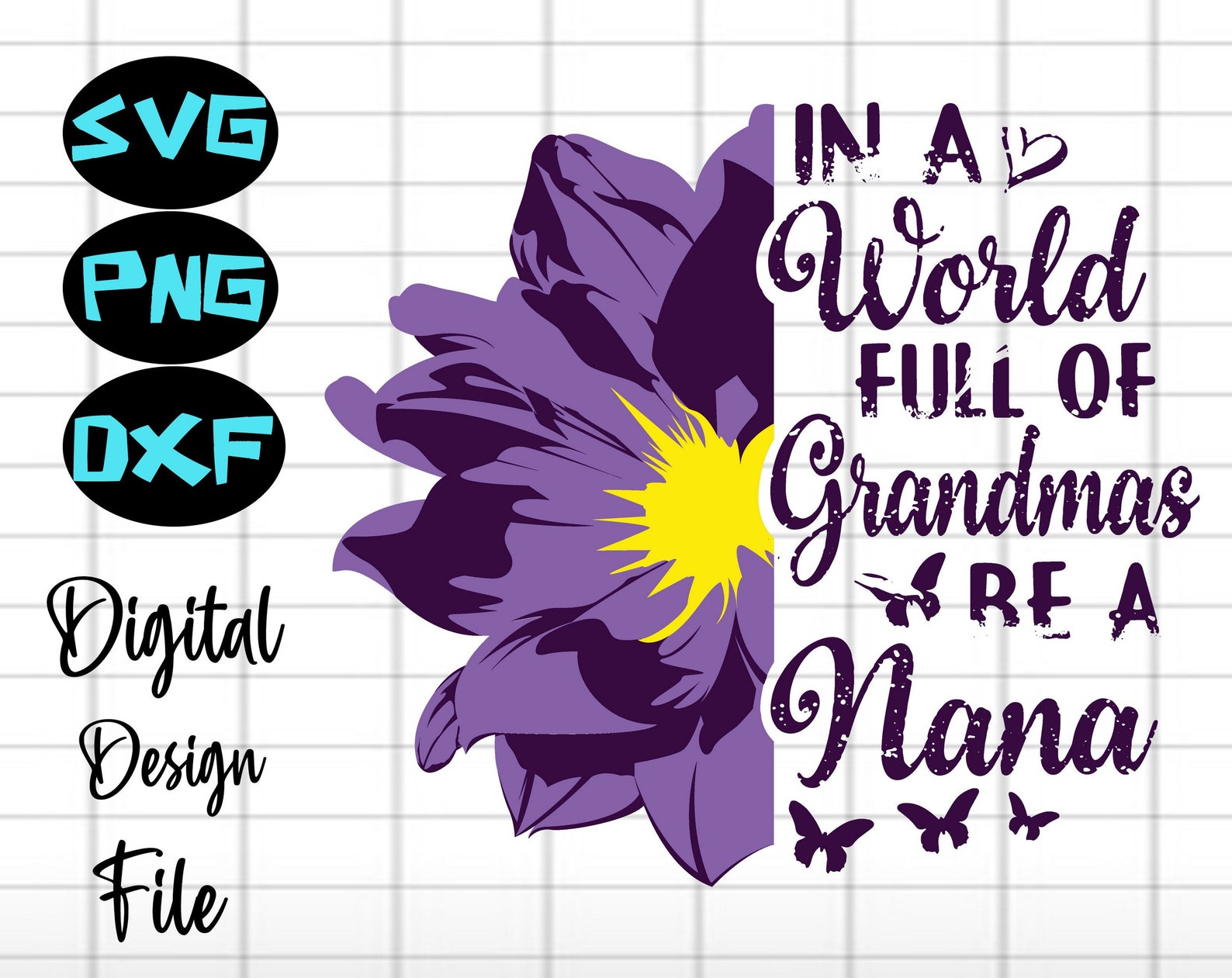 Free Free Sunflower Nana Svg 363 SVG PNG EPS DXF File