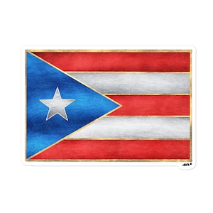 Puerto Rico Flag Sticker
