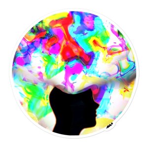 Psych Mind Colors Sticker