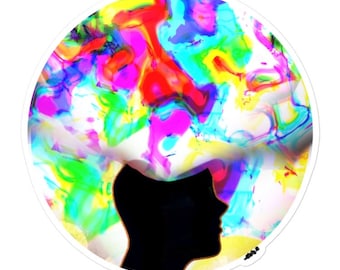 Psych Mind Colors Sticker