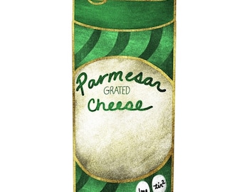 Parmesan Cheese Sticker