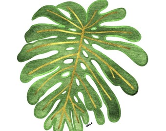 Island Leaf Sticker