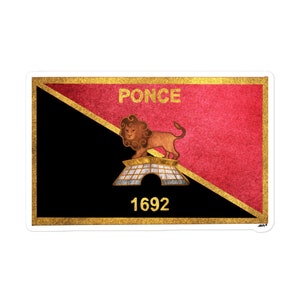 Ponce Bandera Flag Sticker