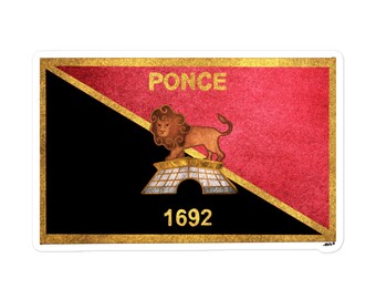 Ponce Bandera Flag Sticker