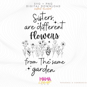 Sisters SVG, Love Svg, Cut File for Cricut, Loving Quotes, Sister Gifts, Positive Design, Family Svg, Sister love svg,