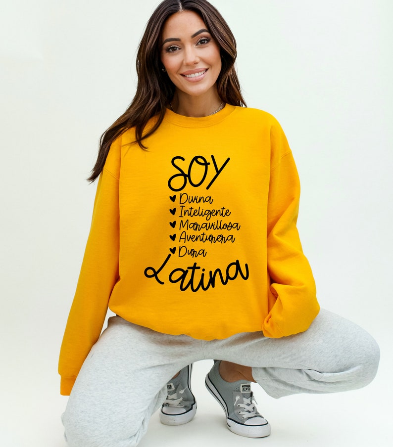 T-Shirt 'Soy Latina De Corazon' - Coupe Classique Homme/Femme, Léger Et Confortable