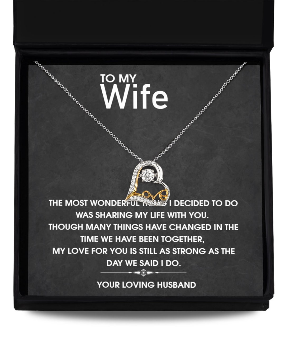 To My Wife, Gift From Husband, the Most Wonderful Thing I Decided to Do