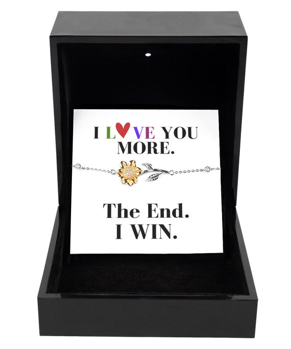 Sunflower jewels i love you bracelet sale