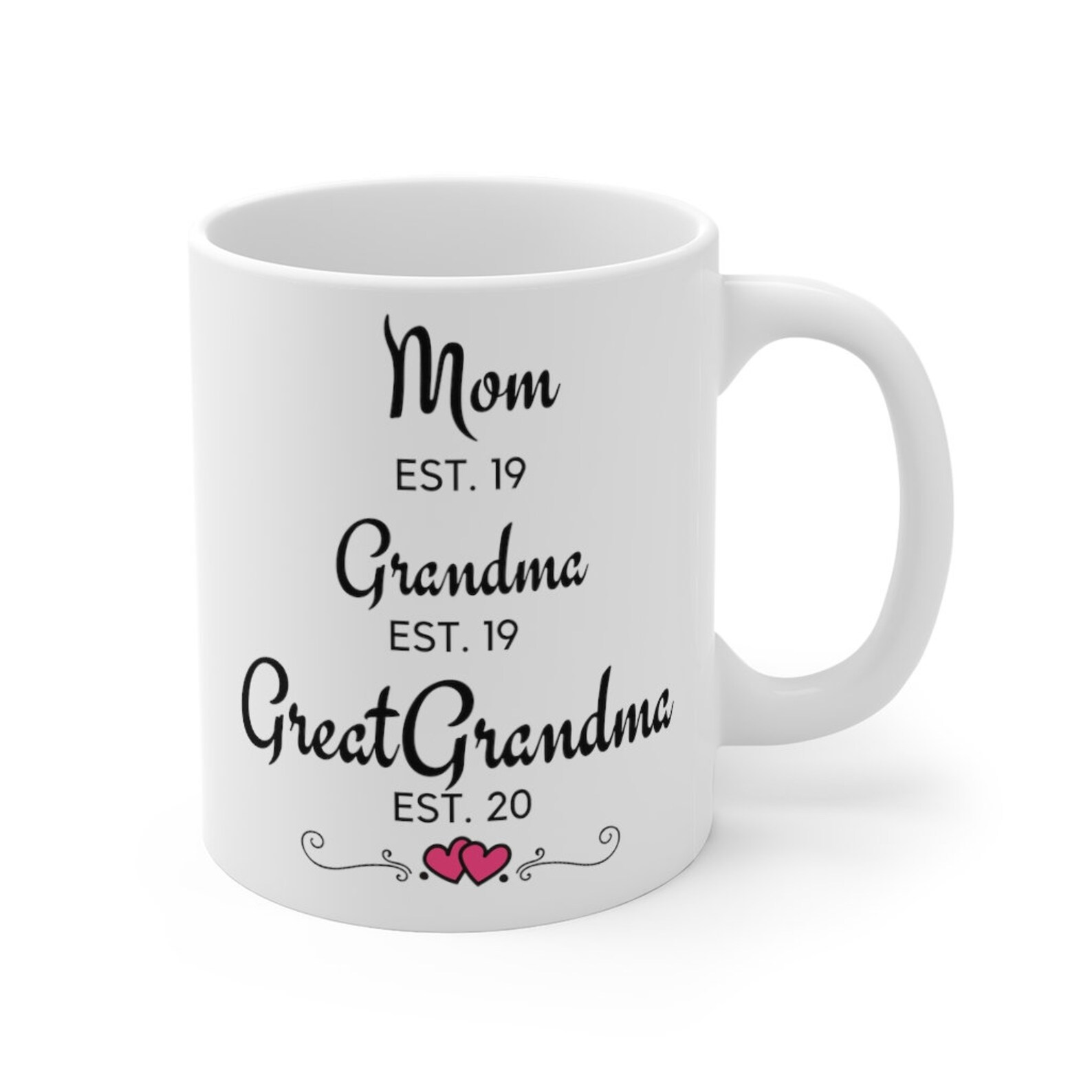 Grandma Mug Great Grandma Mug GG Mother's Day Gift Birthday Gift Mom's