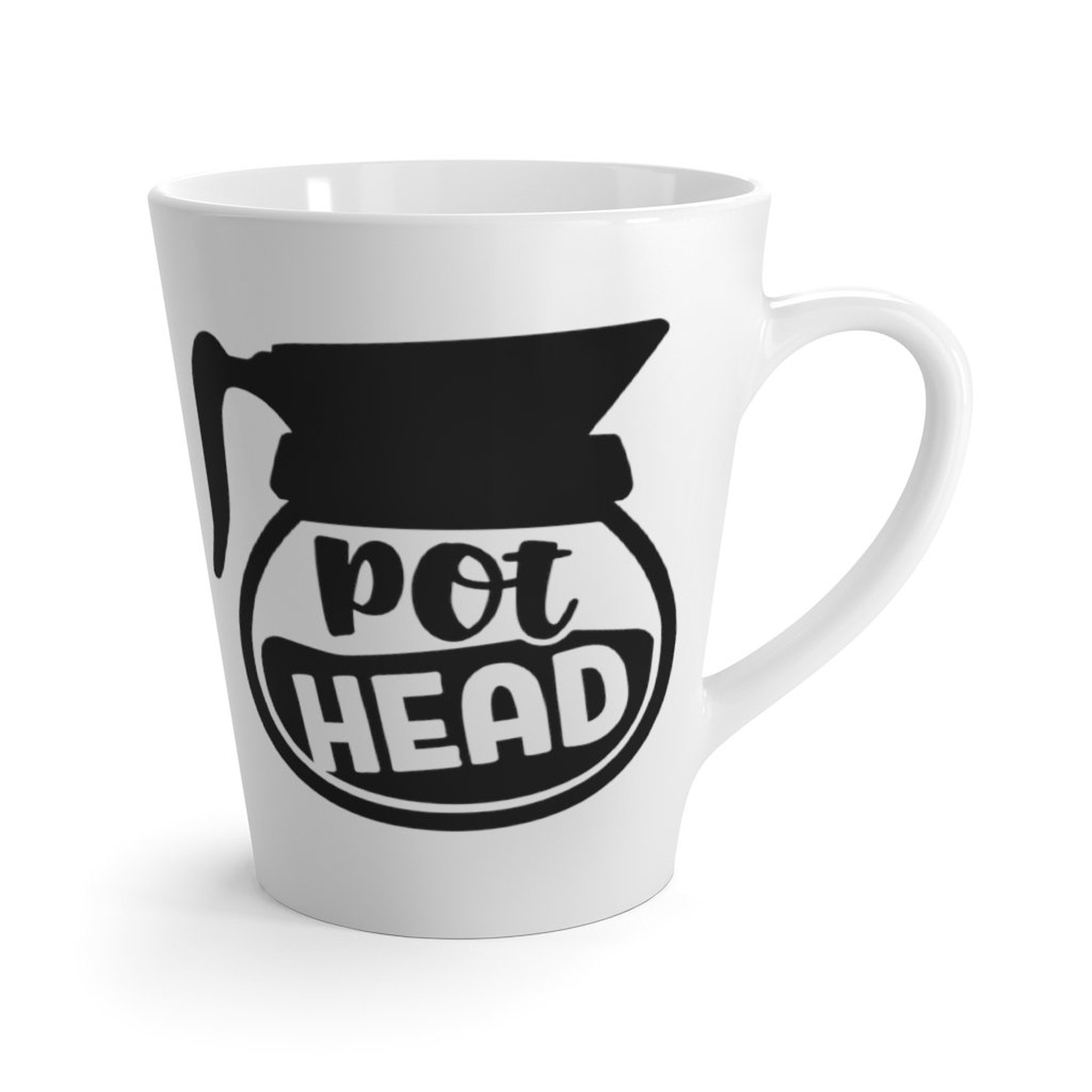 Pot Head Mug Latte Lover Coffee Mug Mugs for Him Pothead Etsy