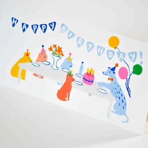 Biglietto di auguri per la festa del cane - Adorabile biglietto d'auguri per lui o per lei - Grazioso regalo per il proprietario di un cane