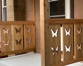 27.5&quot; Butterfly Flat-Sawn Baluster - Sample or Quantity - Pine, STK Cedar, or Cypress - Price Per Baluster - Requires 2 Balusters