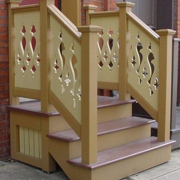 35in Lancaster Flat-Sawn Stair/Deck Baluster - Victorian Reproduction - Sample or Quantity - Price PER Baluster - Pine, STK Cedar, Cypress