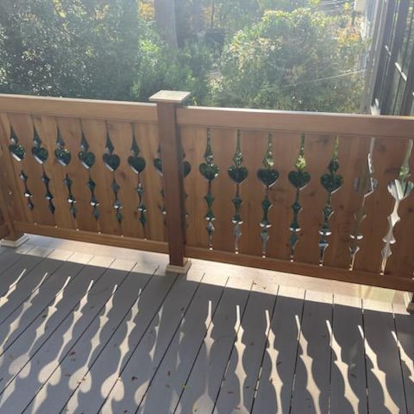 27.5in French Alps Flat-Sawn Porch/Deck Baluster - Alpine Reproduction - Sample/Quantity - Price PER Baluster - Pine, STK Cedar, Cypress