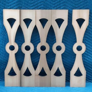 27.5&quot; Oval Flat-Sawn Baluster - Sample or Quantity - Pine, STK Cedar, or Cypress - Price Per Baluster - Gingerbread Reproduction