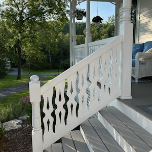 35in Nostalgic Flat-Sawn Stair/Deck Baluster - Swiss Alpine Reproduction - Sample/Quantity - Price PER Baluster - Pine, STK Cedar, Cypress