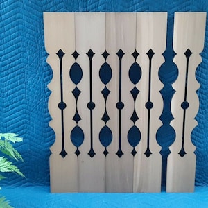 35&quot; Second Empire Flat Sawn Baluster - Sample or Quantity - Pine, STK Cedar, or Cypress - Price Per Baluster - Historic Reproduction