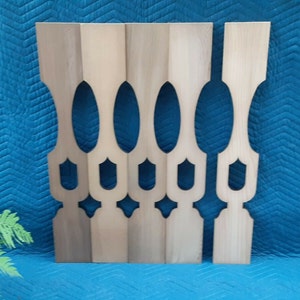 35&quot; Vase Flat-Sawn Baluster - Sample or Quantity - Pine, STK Cedar, or Cypress - Price Per Baluster - Historic Reproduction - Deck or Stairs