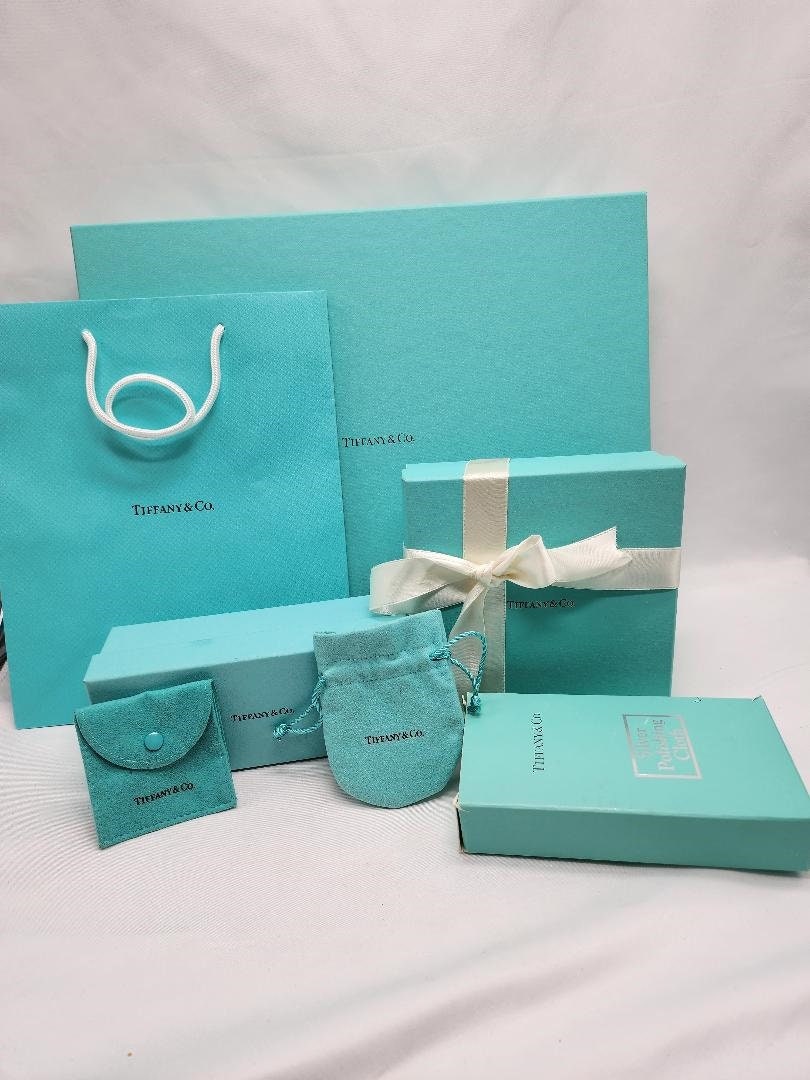 10Pcs Tiffany Blue Paper Bag Kraft Packaging Gift Paper Bag